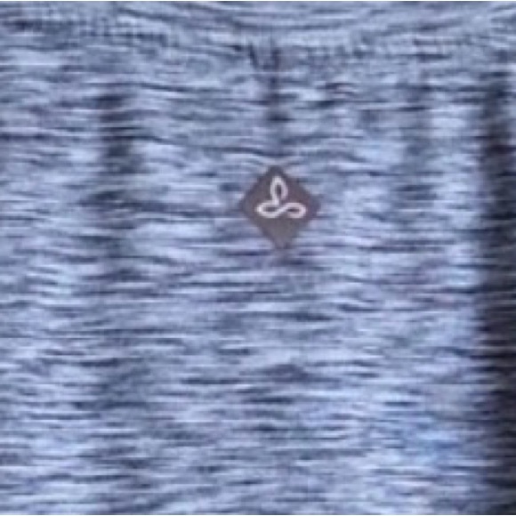 Prana Philipa Blue Space Dye Long Sleeve Top w/ Pockets PouchThumbholes M - Picture 6 of 9